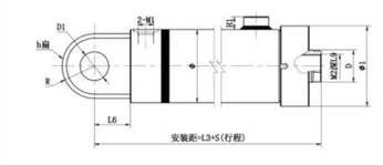 HSG sērijas hidrauliskais cilindrs